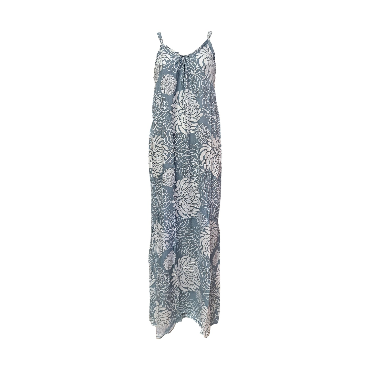 Bali Dress Long - BD-1228-L - Gray Chrysanthemum