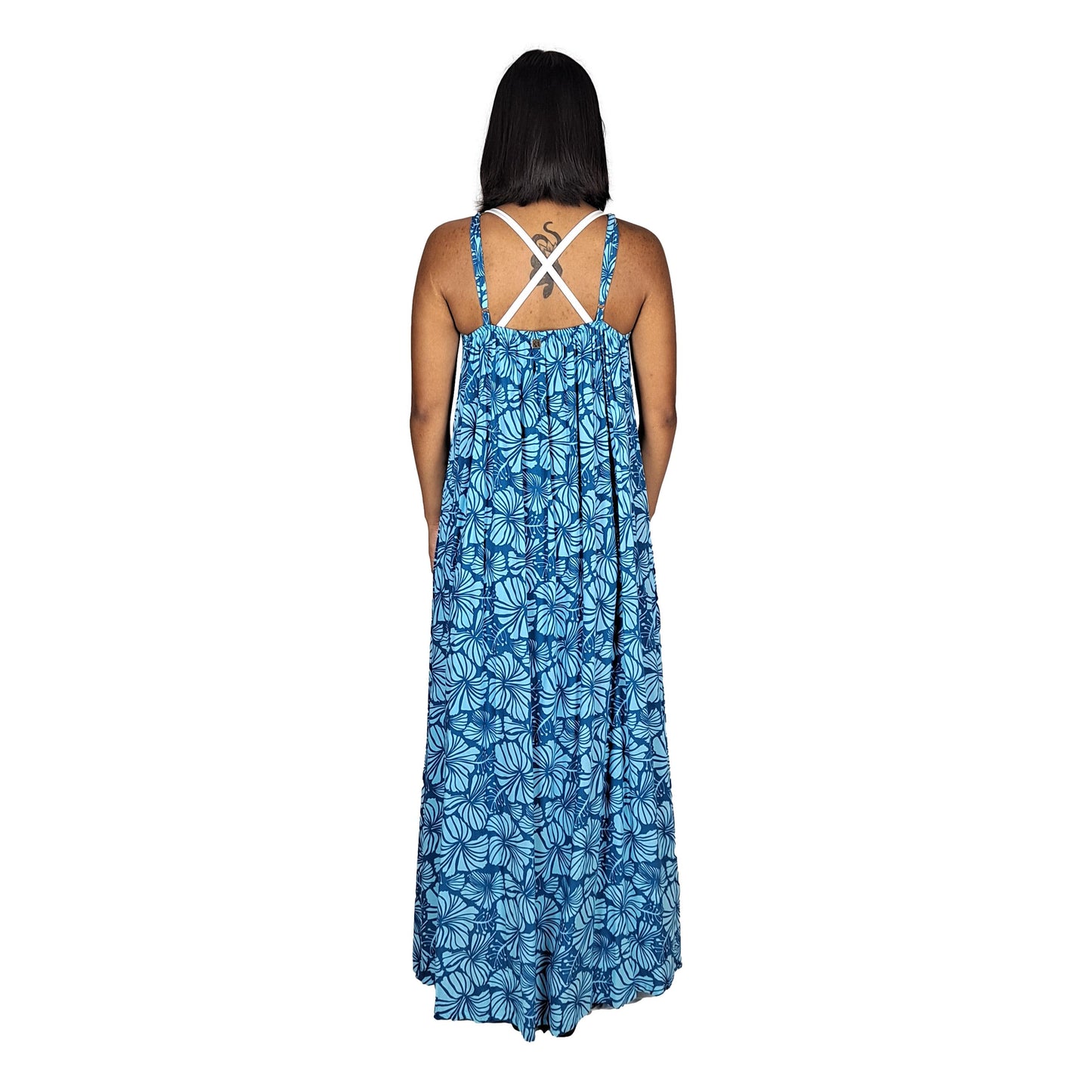 Bali Dress Long - BD-4015-L - DeJa Vue Blue
