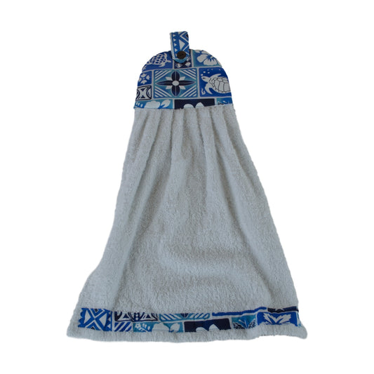 Kitchen Towel - KT-6 - Blue Hawaiian Print
