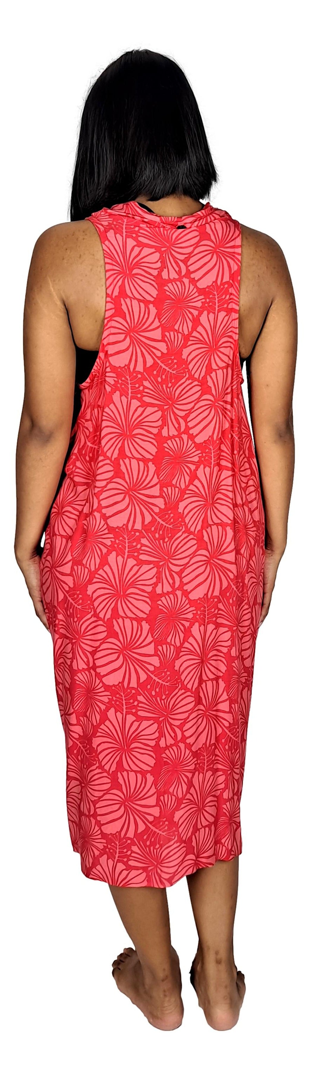 Magic Sarong MG-4011 - Red Hibuscus