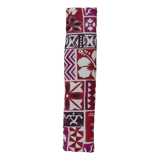 Refrigerator Handle Wrap – R-1 - Red Hawaiian Print Kitchen Handle Cover
