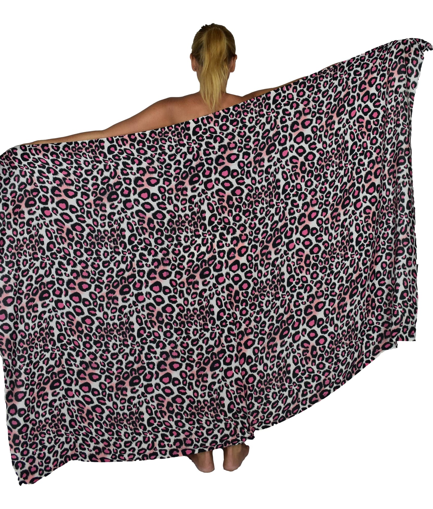 Sarong SAR-3512-F - Animal Print Cheetah Pink