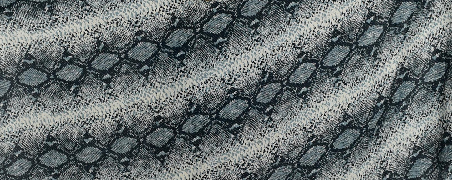 Sarong SAR-3530-F - Animal Print Snake Skin Gray