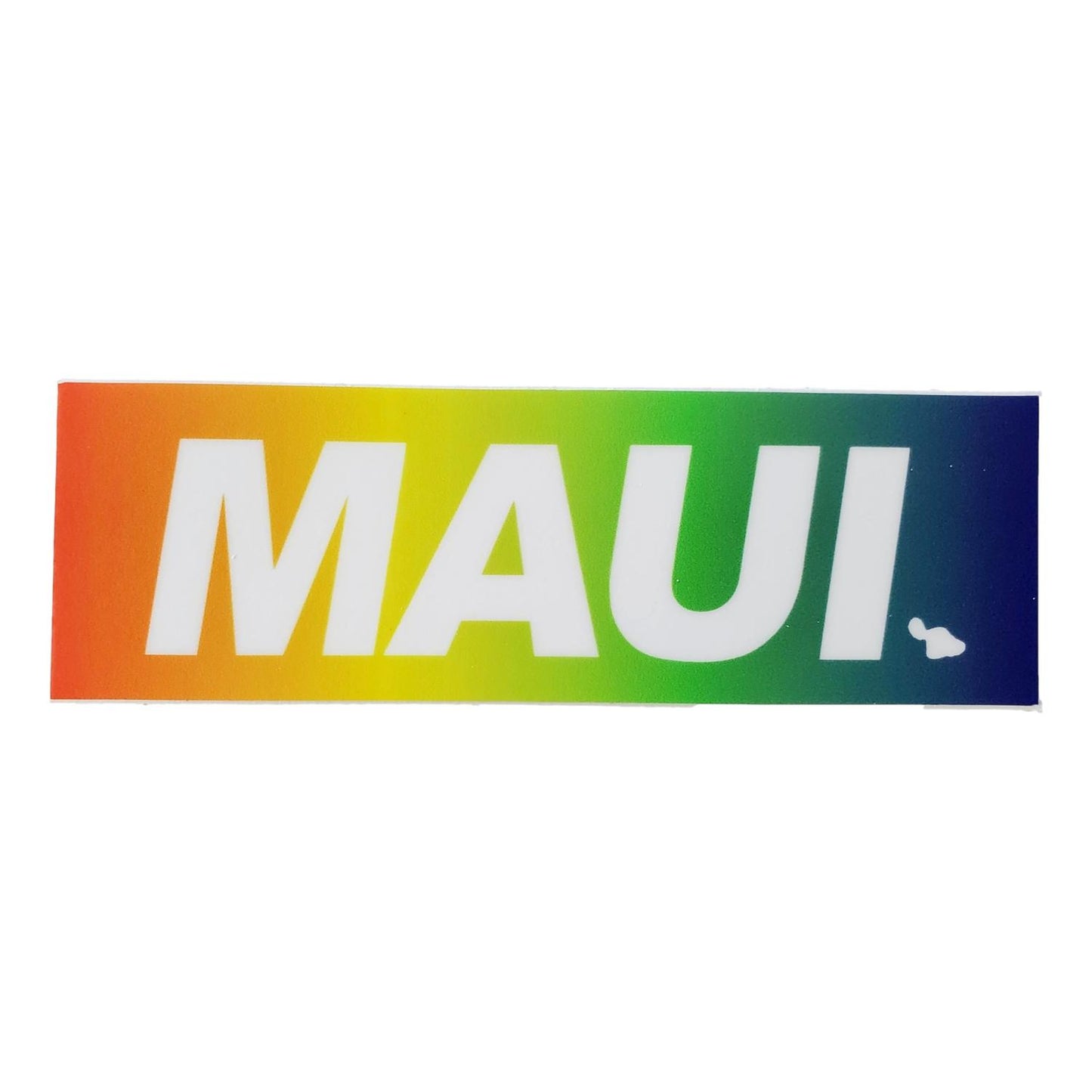 Sticker - SR-MAUIRBW-4 - Maui Rainbow 4 Inch