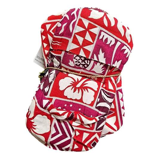 Sourdough Tropicale Baking Mitt – ST-1 – Red Hawaiian Print Mini Oven Mitt
