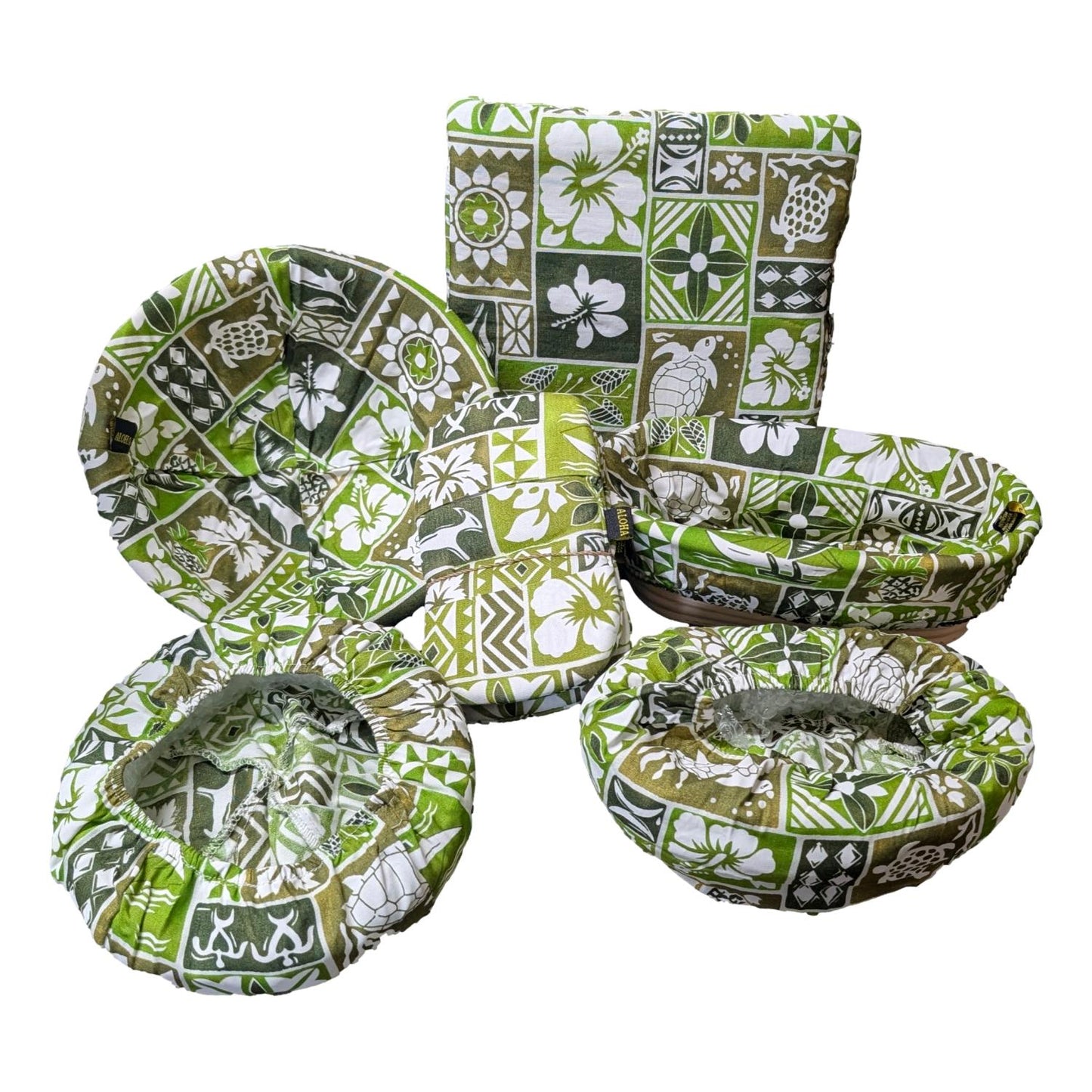 Sourdough Tropicale Kit - ST-PACK-4- 7 Piece Baking Set | Banneton Covers, Mini Mitts & Hot Pad