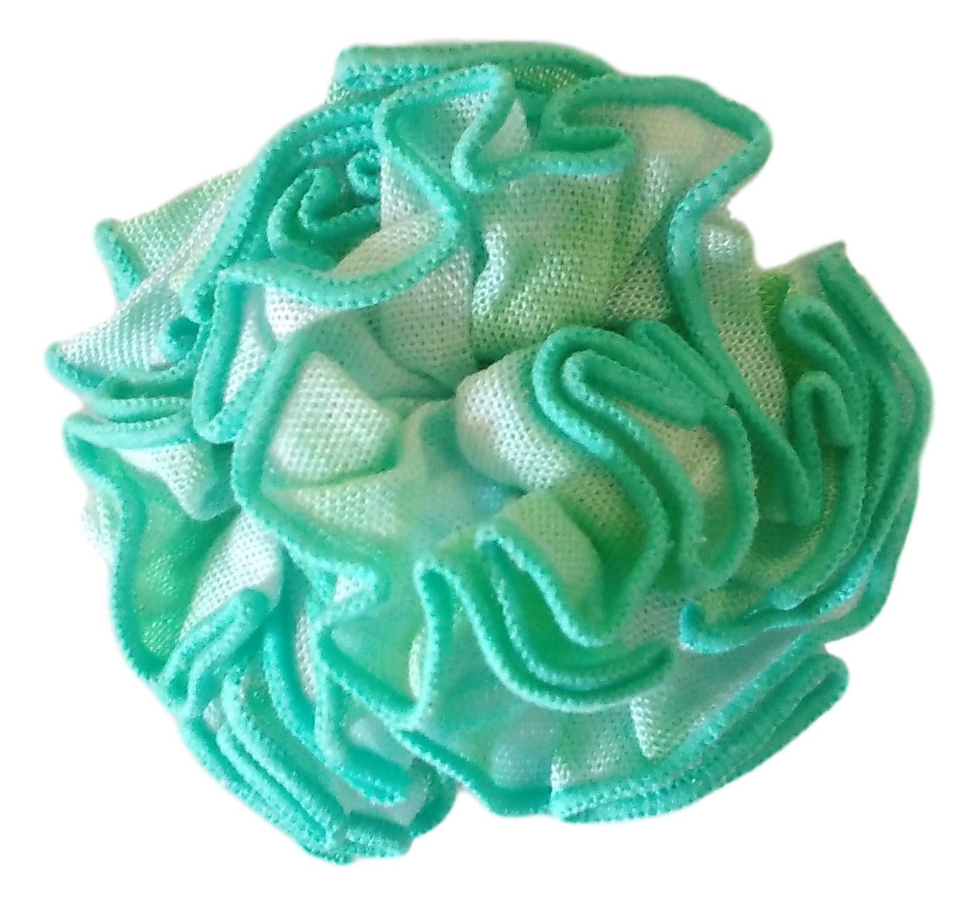 Flower Pin – PF-705 – Aqua Cosmic Starburst Fabric Flower Pin