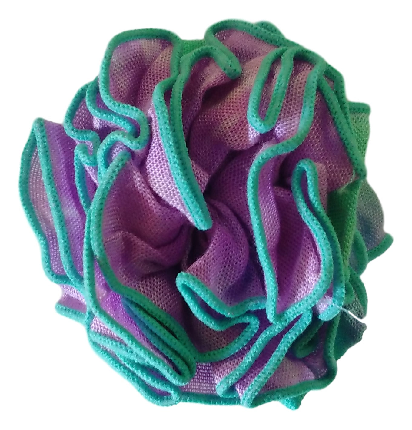 Flower Pin – PF-802 – Green Rainbow Fabric Flower Pin