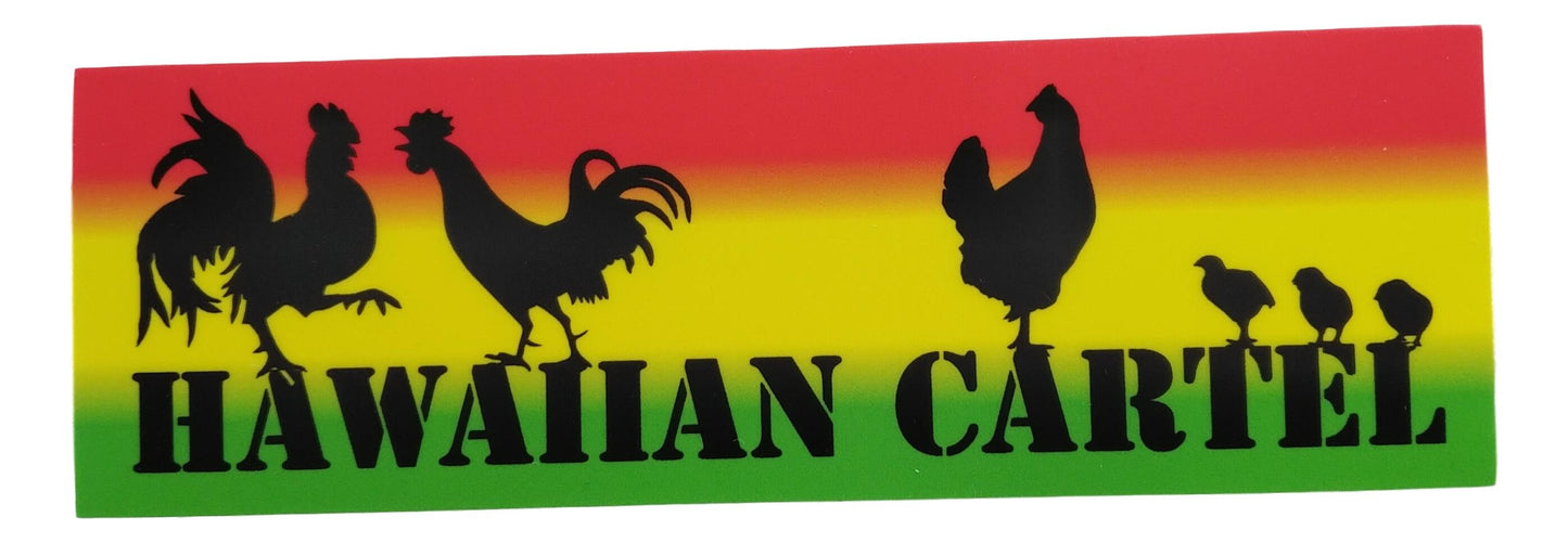 Sticker - SR-HCCRSTA-6 - Hawaiian Cartel Chicken 6 Inch