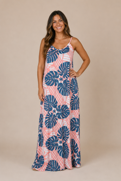 Long dresses collection — flowy rayon maxi resortwear with adjustable straps shipped from the USA