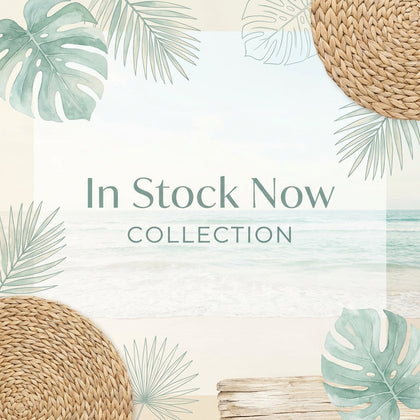 In Stock Now collection graphic showing items ready to ship immediately