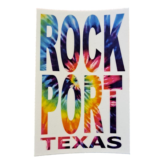 Sticker - SR-RPTTIEDYE - Tie Dye Rockport 2.5 inch