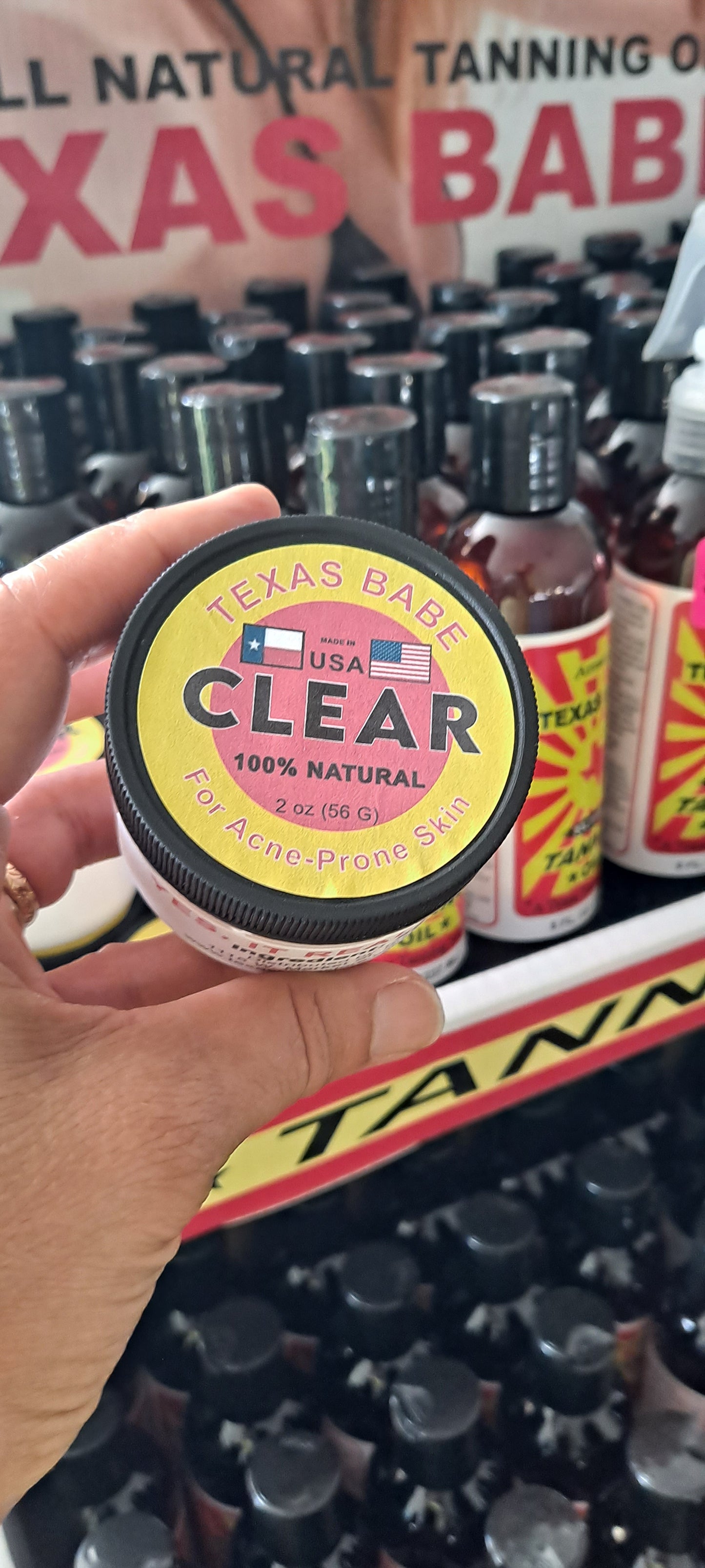 CLEAR by Texas Babe – 100% Pure Shea Butter (2 oz)