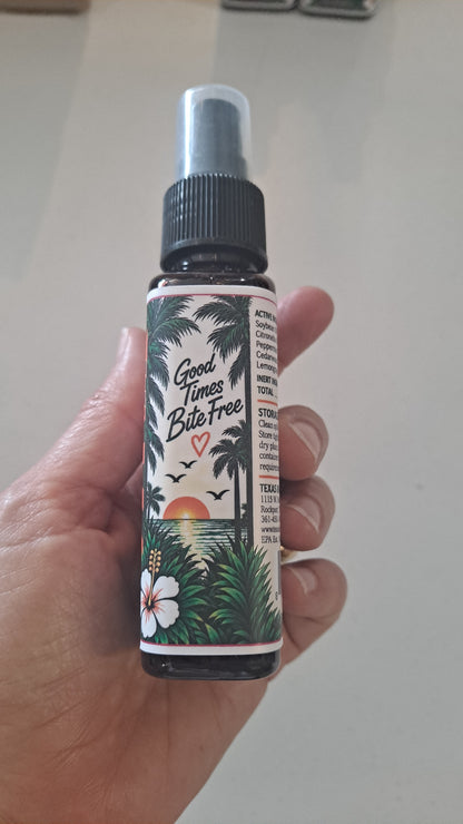Skeeter Juice Natural Mosquito Repellent | DEET-Free Essential Oil Blend 3.4 Oz - 100 ml