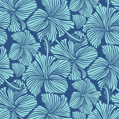 Dorag – DORAG-4015 Blue and Teal Hibiscus