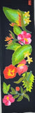 Sarong B-124-H - Batik- Tropical Bouquet Black