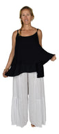 Bahama Top - BAHA-10 – Solid Black, w Adjustable Straps