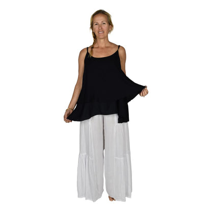 Bahama Top - BAHA-10 – Solid Black, w Adjustable Straps