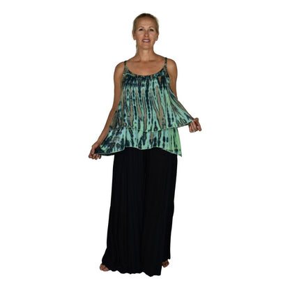 Bahama Top - BAHA-914 – Tye Dye Green, Adjustable Straps