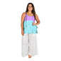 Bahama Top - BAHA-917 – Tye Dye Purple and Teal, Adjustable Straps