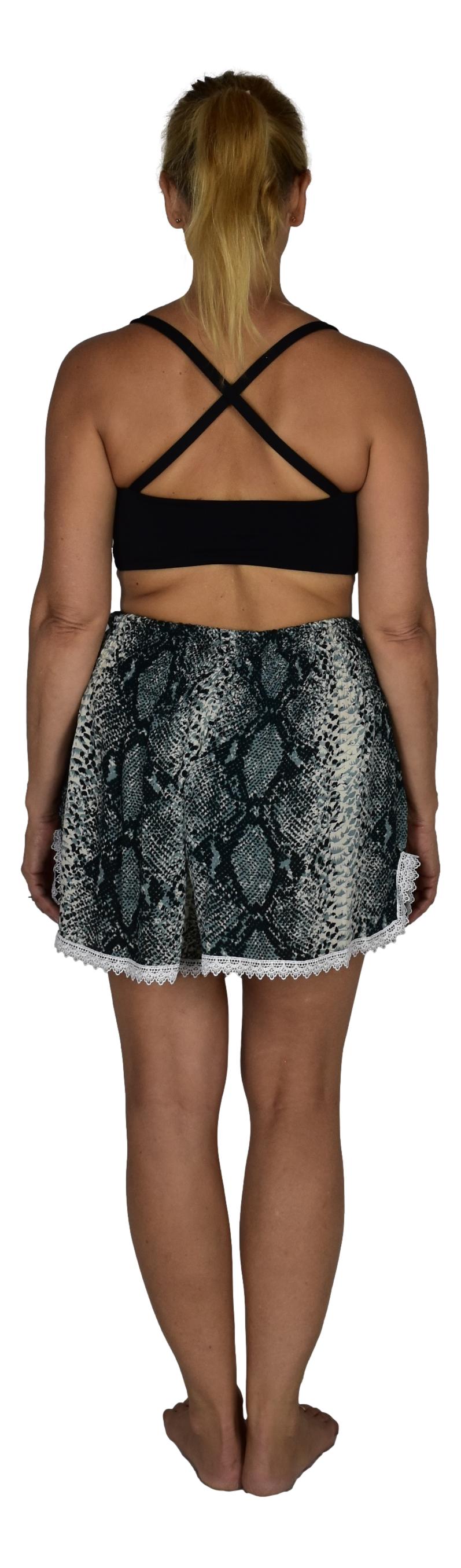 Beach Babe Shorts BBS-3530-S/M - Animal Print Snake Skin (S/M)