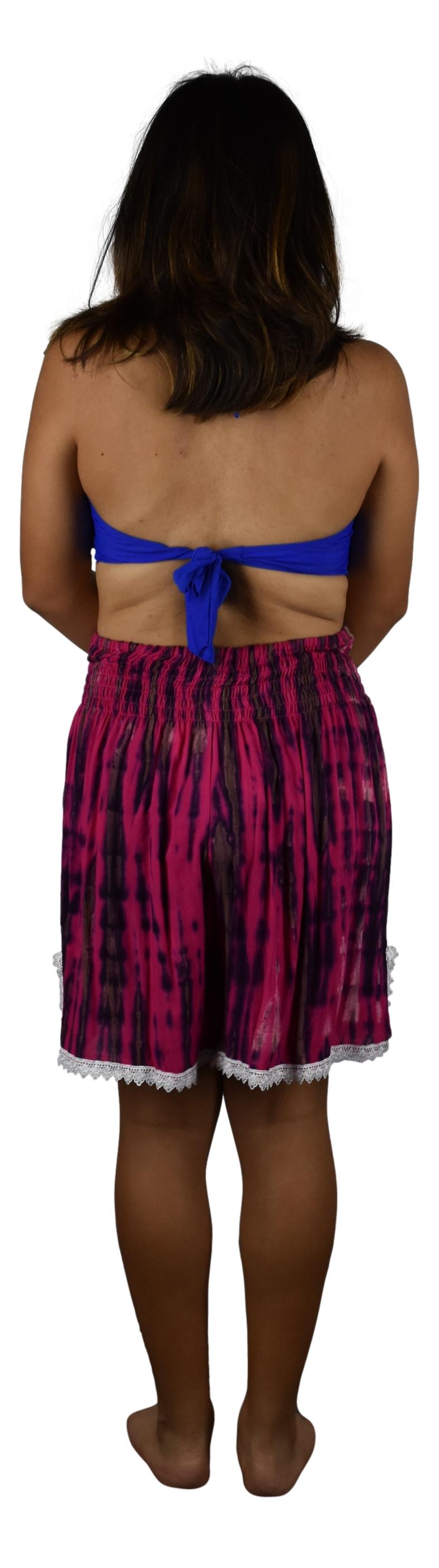 Beach Babe Shorts BBS-912-S/M Pink Tie Dye