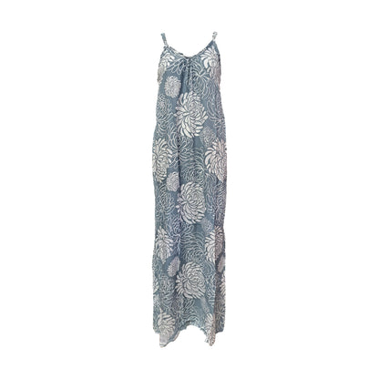 Bali Dress Long - BD-1228-L - Gray Chrysanthemum