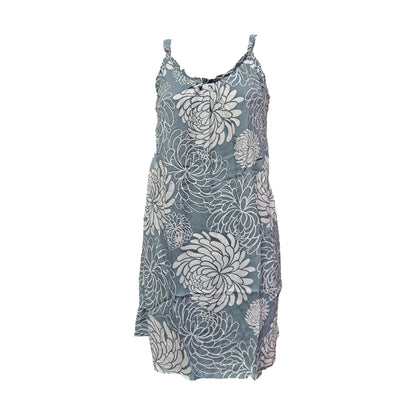 Bali Dress Short - BD-1228-S - Gray Chrysanthemum