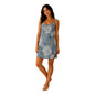 Bali Dress Short - BD-1228-S - Gray Chrysanthemum