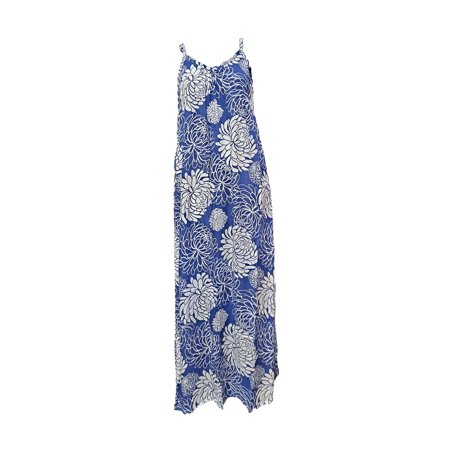 Bali Dress Long - BD-1231-L - Blue Chrysanthemum
