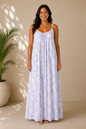 Bali Dress Long - BD-1320-L - Gray Pineapple