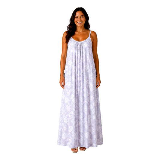 Bali Dress Long - BD-1320-L - Gray Pineapple