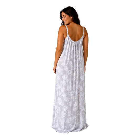 Bali Dress Long - BD-1320-L - Gray Pineapple