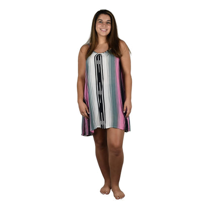 Bali Dress Short - BD-2802-S Pink Serape