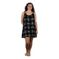 Bali Dress Short - BD-2950-S Black and Gray Sugar Skulls