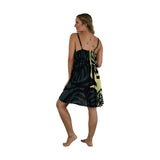 Bali Dress Short - BD-MON2-20-S - Gray Monstera **Pre-order Winter 2025/2026**