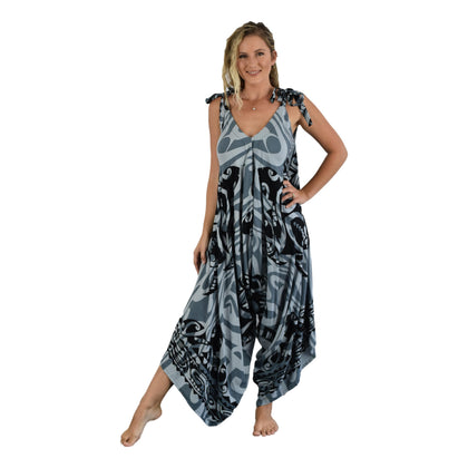 Bali Jumper - BJ-TAT-10 - Gray and Black Turtle, Tie Strap