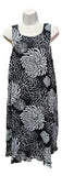 Cabana Dress CD-1232 – Black and Gray Chrysanthemum **Pre Order Spring 2026**