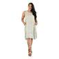 Cabana Dress CD-1420 – Beige and Gray Hawaiian Plumeria