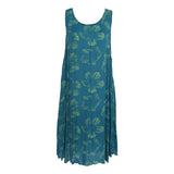 Cabana Dress CD-1506 – Blue and Green Hibiscus