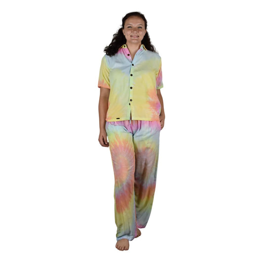 Day Jamma Set – DJ-711-L/XL Pastel Tye Dye L/XL