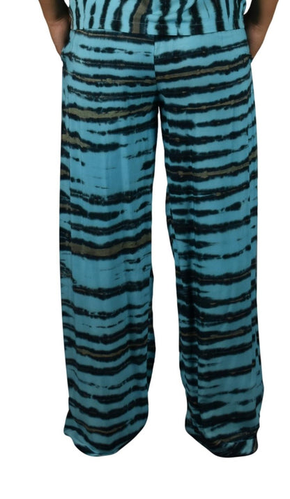 Day Jamma Set – DJ-915-XXL Blue and Black Tye Dye - XXL