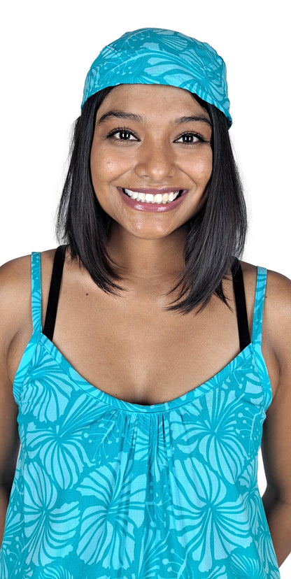 Dorag – DORAG-4014 Blue and Teal Hibiscus