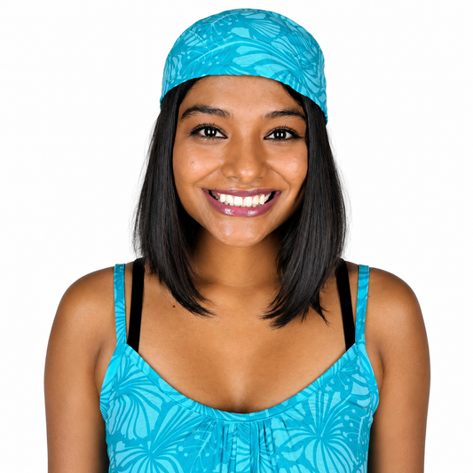 Dorag – DORAG-4014 Blue and Teal Hibiscus