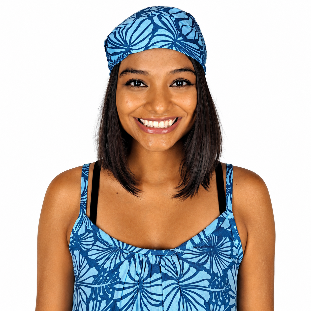 Dorag – DORAG-4015 Blue and Teal Hibiscus