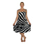 Animal Print Dress E1-3520 – Zebra, Adjustable Straps, One Size