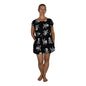 Reversible Romper E8-2970 - Black and White Pirate Print