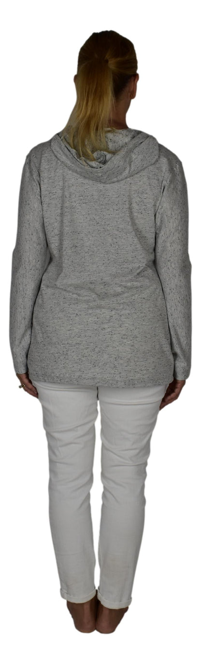 Pirate Life Hooded Tee – H-20-PL - Heather Gray – Long Sleeve