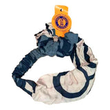 Headband & Scrunchie Set – HB-SCR-MON2-20 – Black and Gray Monstera