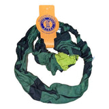 Headband & Scrunchie Set – HB-SCR-MON2-4 – Green and Black Monstera